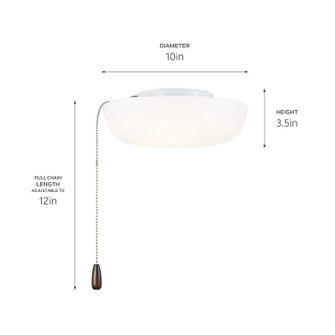 LED Fan Light Kit in White (12|380960)