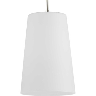 Clarion One Light Pendant in Polished Nickel (54|P500430-104)