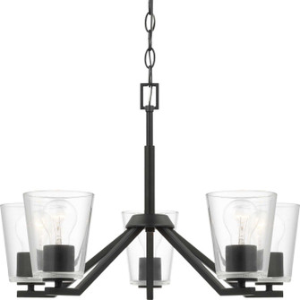 Vertex Five Light Chandelier in Matte Black (54|P400341-31M)