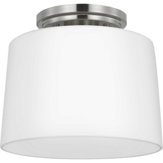 Adley One Light Flush Mount in Brushed Nickel (54|P350260-009)