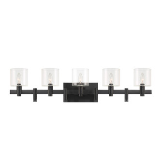 Decato Five Light Wall Mount in Black (40|46813-015)