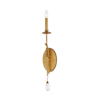 Eden One Light Wall Sconce in Charcoal Gold Leaf (16|12741CHGL)