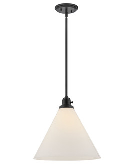 Arti LED Pendant in Black with Cased Opal glass (13|3694BK-CO)