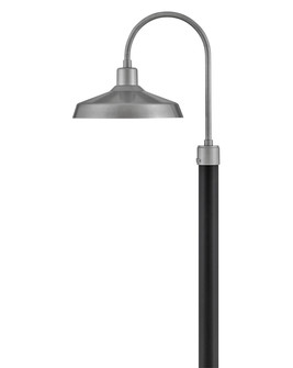 Forge LED Post Top or Pier Mount Lantern in Antique Brushed Aluminum (13|12071AL)