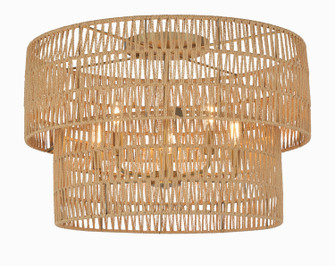 Bungalow Heaven Five Light Flush Mount in Soft Brass (7|5042-695)