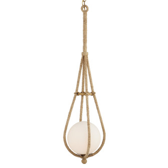 Passageway One Light Pendant in Natural/Dorado Gold/Frosted White (142|9000-1104)