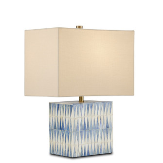 Nadene One Light Table Lamp in Blue/White (142|6000-0887)