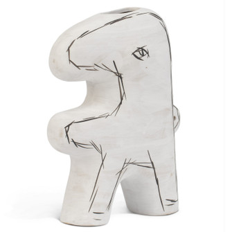 Whimsical Sculpture in Off White/Black (142|1200-0714)