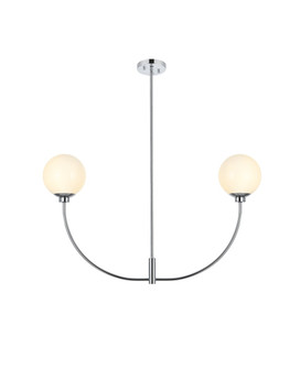 Nyomi Two Light Chandelier in Chrome (173|LD816D36C)