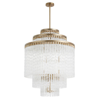 Nobel 18 Light Chandelier in Aged Brass (208|11676)