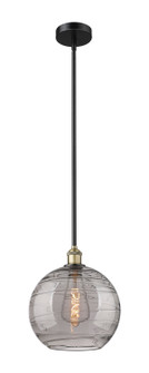 Edison One Light Mini Pendant in Black Antique Brass (405|616-1S-BAB-G1213-12SM)