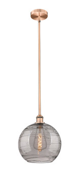 Edison One Light Mini Pendant in Antique Copper (405|616-1S-AC-G1213-12SM)