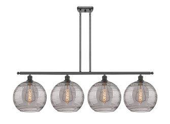 Ballston Four Light Island Pendant in Oil Rubbed Bronze (405|516-4I-OB-G1213-12SM)