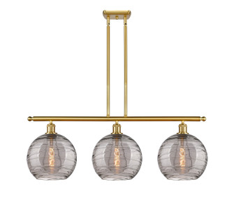 Ballston Three Light Island Pendant in Satin Gold (405|516-3I-SG-G1213-10SM)