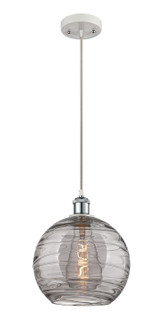 Ballston One Light Mini Pendant in White Polished Chrome (405|516-1P-WPC-G1213-10SM)