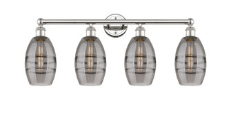 Edison Four Light Bath Vanity in Polished Nickel (405|616-4W-PN-G557-6SM)