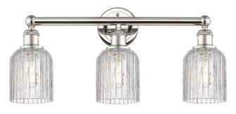 Edison Three Light Bath Vanity in Polished Nickel (405|616-3W-PN-G559-5CL)
