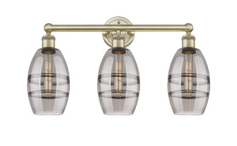 Edison Three Light Bath Vanity in Antique Brass (405|616-3W-AB-G557-6SM)