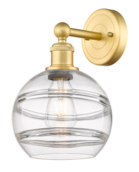 Downtown Urban One Light Wall Sconce in Satin Gold (405|616-1W-SG-G556-8CL)
