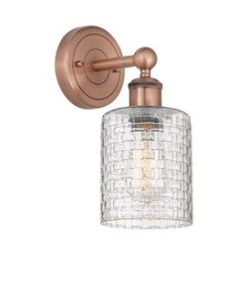 Edison One Light Wall Sconce in Antique Copper (405|616-1W-AC-G112C-5CL)