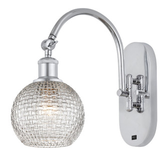 Ballston One Light Wall Sconce in Polished Chrome (405|518-1W-PC-G122C-6CL)