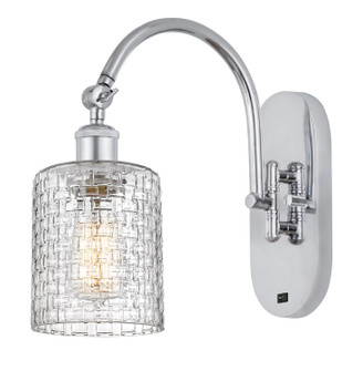 Ballston One Light Wall Sconce in Polished Chrome (405|518-1W-PC-G112C-5CL)