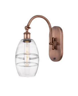 Ballston One Light Wall Sconce in Antique Copper (405|518-1W-AC-G557-6CL)