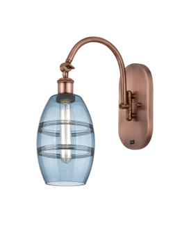 Ballston One Light Wall Sconce in Antique Copper (405|518-1W-AC-G557-6BL)