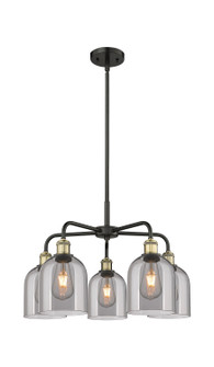 Downtown Urban Five Light Chandelier in Black Antique Brass (405|516-5CR-BAB-G558-6SM)