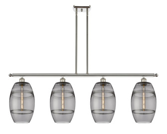 Ballston Four Light Island Pendant in Polished Nickel (405|516-4I-PN-G557-8SM)