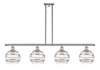 Ballston Four Light Island Pendant in Polished Nickel (405|516-4I-PN-G556-8CL)
