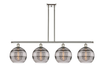 Ballston Four Light Island Pendant in Polished Nickel (405|516-4I-PN-G556-10SM)