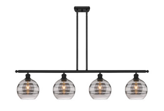 Ballston Four Light Island Pendant in Matte Black (405|516-4I-BK-G556-8SM)