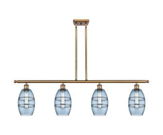 Ballston Four Light Island Pendant in Brushed Brass (405|516-4I-BB-G557-6BL)