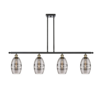 Ballston Four Light Island Pendant in Black Antique Brass (405|516-4I-BAB-G557-6SM)