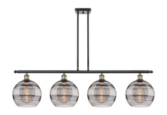 Ballston Four Light Island Pendant in Black Antique Brass (405|516-4I-BAB-G556-10SM)