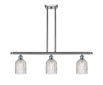 Ballston Three Light Island Pendant in Brushed Satin Nickel (405|516-3I-SN-G559-5CL)