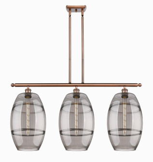 Ballston Three Light Island Pendant in Antique Copper (405|516-3I-AC-G557-10SM)