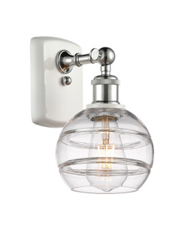 Ballston One Light Wall Sconce in White Polished Chrome (405|516-1W-WPC-G556-6CL)