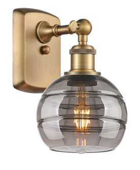 Ballston One Light Wall Sconce in Brushed Brass (405|516-1W-BB-G556-6SM)