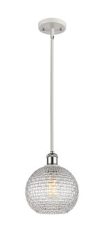 Ballston One Light Mini Pendant in White Polished Chrome (405|516-1S-WPC-G122C-8CL)