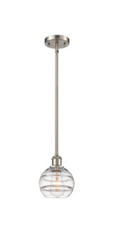 Ballston One Light Mini Pendant in Brushed Satin Nickel (405|516-1S-SN-G556-6CL)