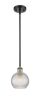 Ballston One Light Mini Pendant in Black Antique Brass (405|516-1S-BAB-G122C-6CL)