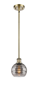 Ballston One Light Mini Pendant in Antique Brass (405|516-1S-AB-G556-6SM)