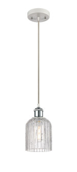 Ballston One Light Mini Pendant in White Polished Chrome (405|516-1P-WPC-G559-5CL)