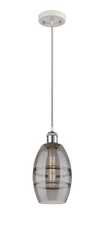 Ballston One Light Mini Pendant in White Polished Chrome (405|516-1P-WPC-G557-6SM)