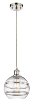 Ballston One Light Mini Pendant in Polished Nickel (405|516-1P-PN-G556-8CL)