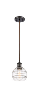 Ballston One Light Mini Pendant in Oil Rubbed Bronze (405|516-1P-OB-G556-6CL)