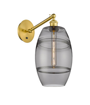 Ballston One Light Wall Sconce in Satin Gold (405|317-1W-SG-G557-8SM)
