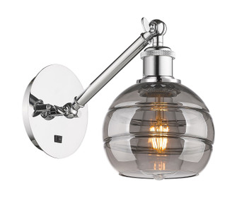 Ballston One Light Wall Sconce in Polished Chrome (405|317-1W-PC-G556-6SM)